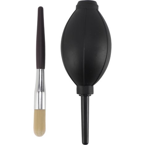 Kit de nettoyage pour moulin à café - Brosse douce et soufflette à air haute pression, plastique et nylon, outil multifonction compact et durable pour éliminer résidus et poussière efficacement (1/5)