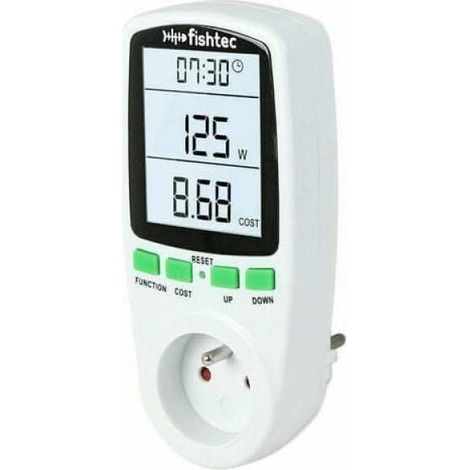 Wattmeter - Digital Power Meter - Energy Consumption Monitor - For Home Appliances - 1 Unit (1/4)