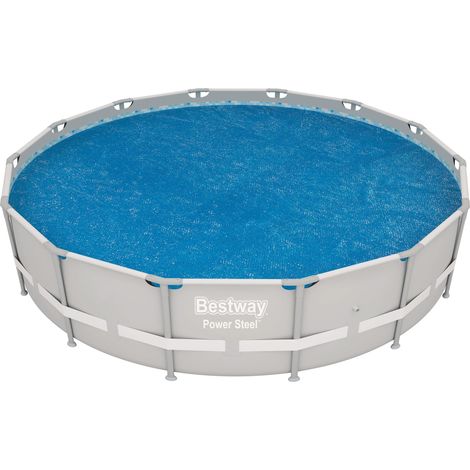 Bestway® PE-Solarabdeckplane Ø 305 cm, blau, rund