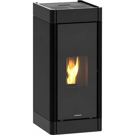 Estufa de Pellets 8 kW CLEA Negra hasta 72 m²
