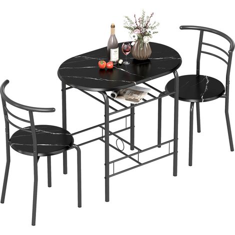 Structure en métal et MDF imperméable : ensemble repas 3 pièces pour cuisine et restaurant (1/5)