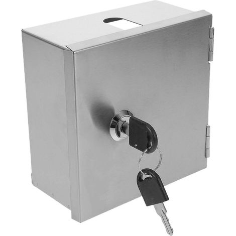 Protection de prise en acier inoxydable : Couvercle de prise électrique étanche verrouillable type 86 - Boîtier électrique mural pour protection des prises de jardin extérieures (1/4)