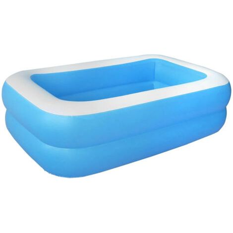 Piscine gonflable pour les jeux d'été, piscine gonflable de taille standard avec double anneau et ballons indépendants, piscine hors-sol sans BPA fabriquée en (1/5)