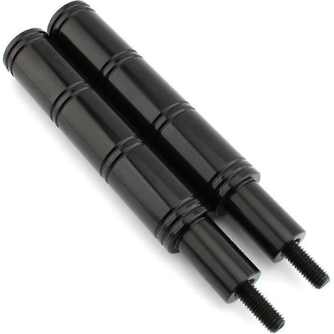 2 soportes de montaje para faros delanteros de motocicleta para BMW Scrambler, color negro, para carretera.