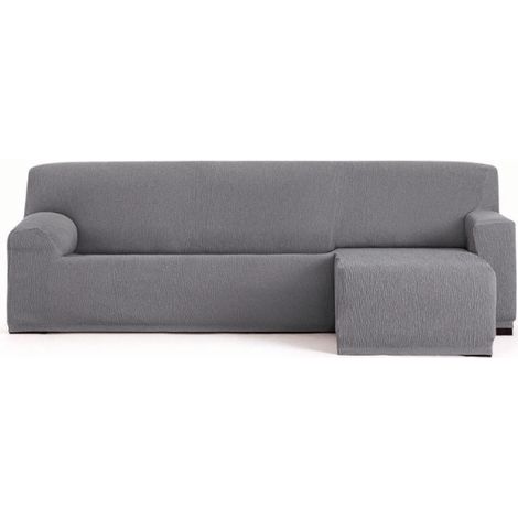 Copridivano Troya elastico penisola destra grigio bracciolo corto 250/310 EFFEZ