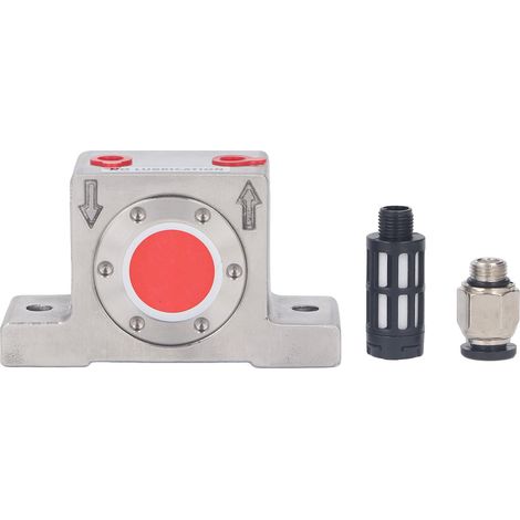 Vibrateur à Turbine pneumatique G1/8 pouces, en acier inoxydable, industriel à faible bruit, pour la déshydratation par compactage (1/5)