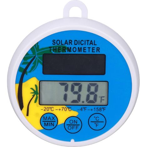 Thermomètre de Spa de Piscine Thermomètre Maman um Affichage de la Température de l'eau Thermomètre Numérique pour Piscine Spa Piscine Jardinage à Domicile (1/5)