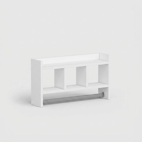 Mensola da parete, mensola portaoggetti Shelf Bianco (1/3)