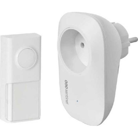Carillon enfichable sans fil sans pile - EcoBell 100 Plug - SCS SENTINEL