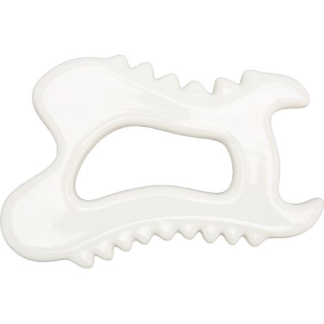Tablette Gua Sha en céramique pour drainage lymphatique, outil de massage corporel anti-stress musculaire (1/5)