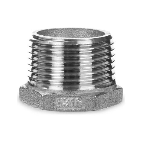 ES Reduzierstück Edelstahl V4A (AISI 316), AG x IG, Typ 241, 2 x 1 1/2 Zoll (1/4)