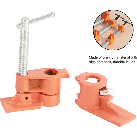 Ensemble de mâchoires de serrage pour tuyaux de 3/4 pouce, étau, kit d'outils pour le travail du bois (version étendue) (1/5)