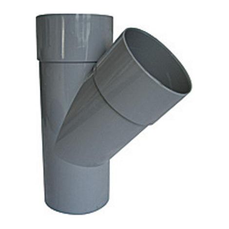 CULOTTE PVC A 45° POUR EVACUATION MALE FEMELLE (1/3)