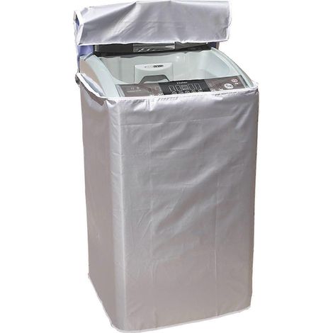 Housse étanche à la poussière et à l'eau compatible avec les lave-linge et sèche-linge à chargement par le haut-AquaForge (1/5)