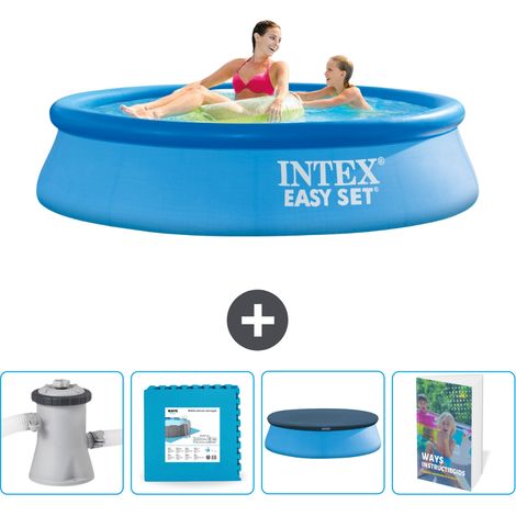 Intex Piscine Easy Set Ronde - 244x61 cm - 5-pièces SCB108 (1/4)