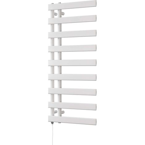 Agar - White Electric Towel Rail H1156mm x W500mm 500w Standard (1/3)