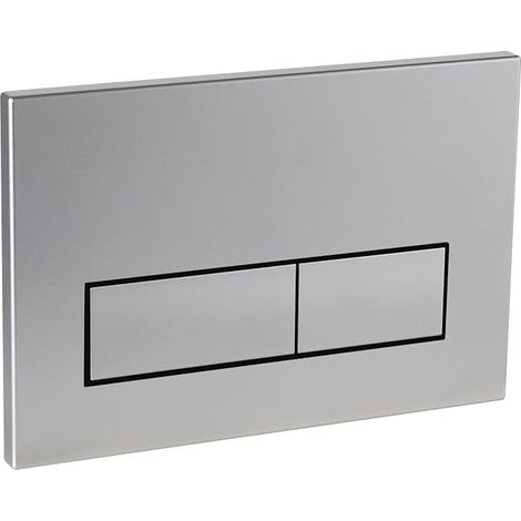 Empyreal Plaque de déclenchement avec jeu de levier de chasse et cadre de montage,pièces de rechange compatible avec Geberit Sigma 01,20,30 & UP320 & 300,115770115 double chasse(Argent Mat) (1/5)