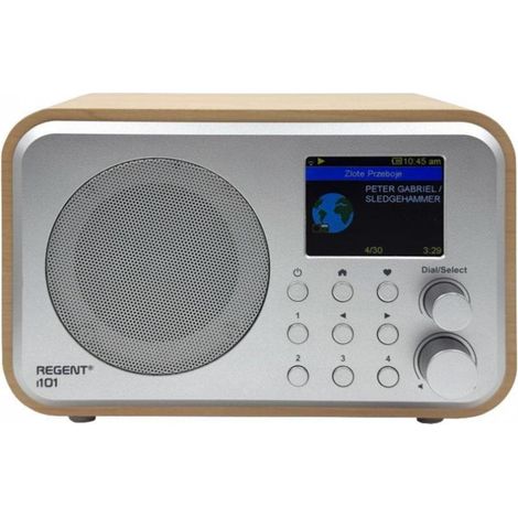 Radio por Internet Ferguson Regent i101  DAB+  FM RDS / Batería de 2000 mAh (Madera clara)