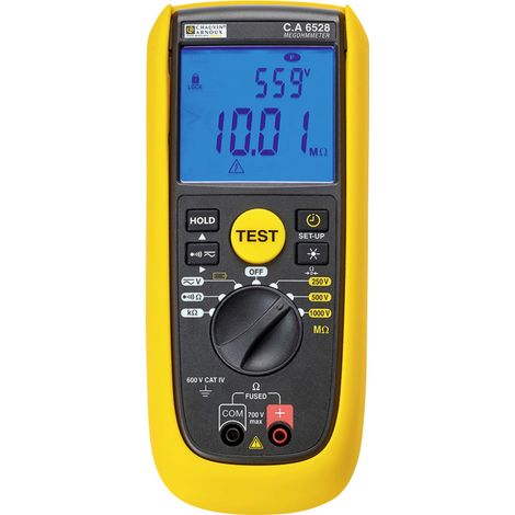 Chauvin Arnoux C.A 6528 Isolationsmessgerät 250 V, 500 V, 1000 V 11 GΩ (1/3)