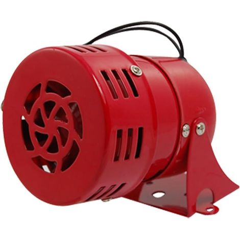 Rouge Metal Moteur Pousse Raid Aerien Sirene Corne Alarme-Fei Yu (1/5)