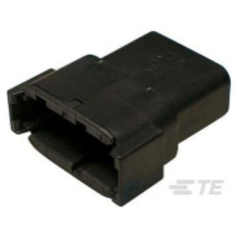 Boîtier pour contacts mâles série DTM TE Connectivity DTM04-12PB Nbr total de pôles 12 1 pc(s) (1/2)