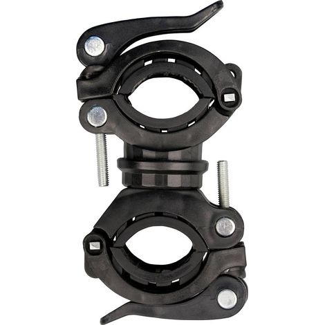 XCell 149884 Supporto Lampade con un diametro del gambo da 18 fino a 38 mm Nero