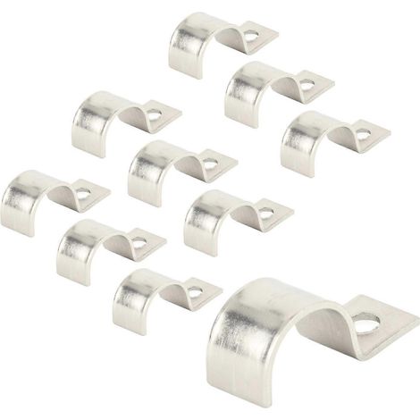 Rohrschelle Typ P aus Edelstahl 304, robust, korrosionsbeständig, mit einem Loch, 20