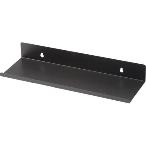 Etagere Murale - Aluminium Anodise Noir - Pour Salle De Bain Salon - 1 Unite (1/5)