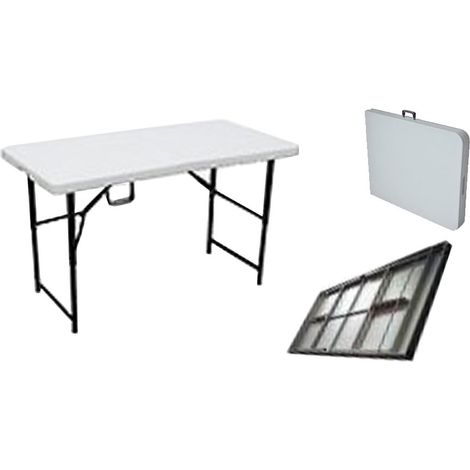 Rechteckiger Klapptisch 121x61x72 cm
