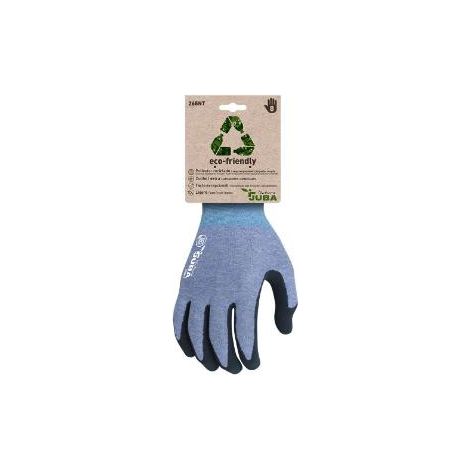 FPLUS guante poliester-latex h265nt t-10 , Sin costuras y con un tacto excepcional.
El soporte de poliéster proviene en un 49% de botellas de PET recicladas, por lo que su producci