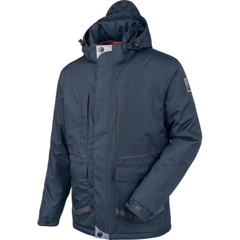 Würth Modyf – Parka de travail Draco marine 3XL – 4 poches – Inserts rétroréfléchissants – Coutures thermosoudées – Tissu Ripstop imperméable (1/5)