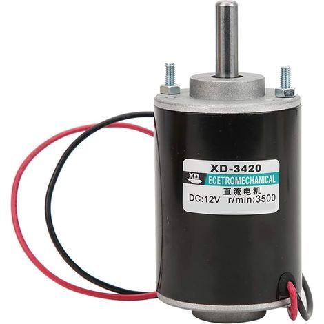 12V 30W reversible CW/CCW continuous electric motor, low noise, high speed for DIY (1/5)