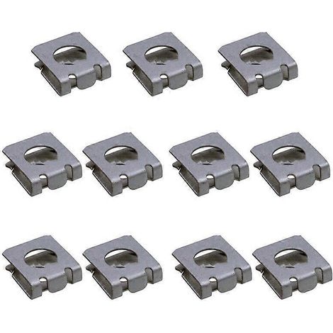 10 fixations M6 pour support de plaque d'immatriculation, pare-chocs et feux antibrouillard (écrou en U) pour Lexus (1/4)