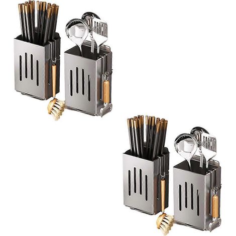 Porte-baguettes de cuisine multifonction, porte-couverts, C (1/5)