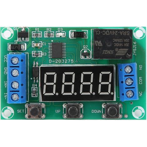 YX-SJ13 Zeitrelaismodul 20A Timer-Verzögerungszyklus-Steuerplatine 31 Betriebsmodi (24V)