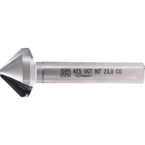 PFERD HSSE Co5 Kegel-und Entgratsenker 90° Ø 23 mm Schaft-Ø 25 mm DIN 335 C mit Ungleichteilung (1/4)