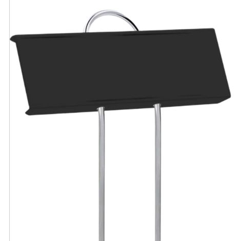 Étiquette métallique pour plantes, panneau de jardinage pour plantes en pot, marqueur de plante étanche (deux couleurs : fer et noir). (1/3)