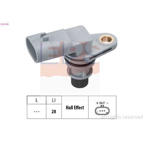 Capteur d'angle, vilebrequin EPS 1.953.380 ALFA ROMEO 1 547 994 1 581 176 138181