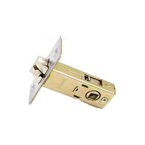 Loquets de porte tubulaires à mortaise en acier inoxydable avec axe de 45 mm pour salle de bain et indicateur pour poignée à levier sans vis (1/3)
