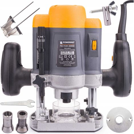FRESATRICE A MANDRINO SUPERIORE POWERMAT PM-FGW-2000M DA 2000 W (1/5)