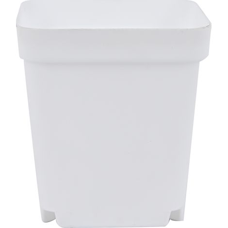 Vaso di fiori bianco – decorativo – piantine da fiore – succulenta – balcone/cortile