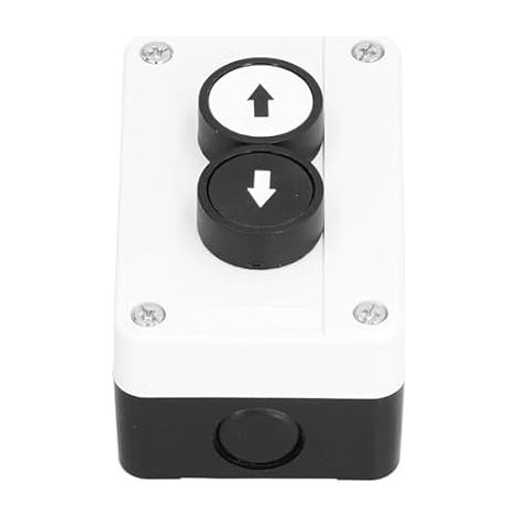 4,1 x 2,6 x 2,4 pouces SGKJ‑2N Boîte de Station de Commutateur à Bouton-poussoir Interrupteur de hayon de camion à enroulement de porte à flèche vers le haut et vers le bas avec coque en ABS (1/5)