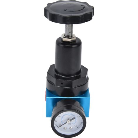 Régulateur de pression d'air miniature, détendeur pneumatique avec manomètre, QTYH-08 G1/4, valve de contrôle précise (1/5)