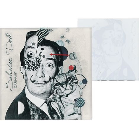 Carmani, un sottobicchiere in vetro ispirato ai dipinti di S. Dalí (1/2)