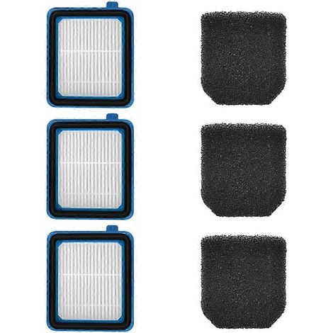 Kit de 6 filtres pour accessoires d'aspirateur Electrolux Q6 8 WQ61 WQ71 WQ81 (1/5)