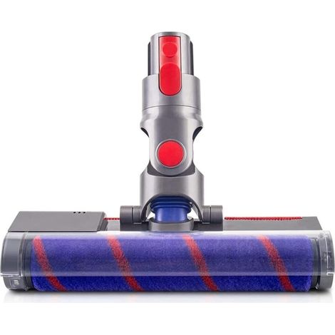 Brosse rotative souple. Compatible avec les aspirateurs balais sans fil Dyson V7, V8, V10, V11, SV12 et V15. Kit de fixation pour parquet. (1/5)