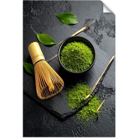 Selbstklebendes Poster – Wandsticker Matcha-Tee 20x30 cm (1/3)