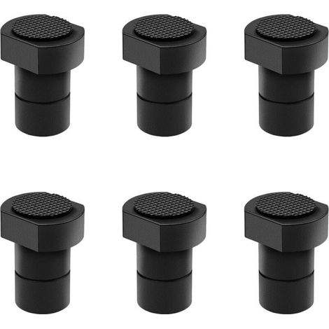 6 pièces Alliage d'Aluminium Presse Etabli pour Bench Dog Serre Joint Etabli pour Etabli Menuisier Bouchon de Positionnement de Serrage Accessoires d'Établi pour Trou de Chien de 20mm
