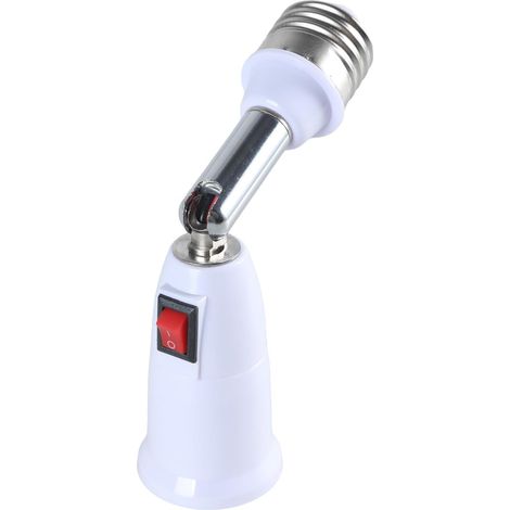 E27 à E27 allongée rotation à 180 pour ampoule LED