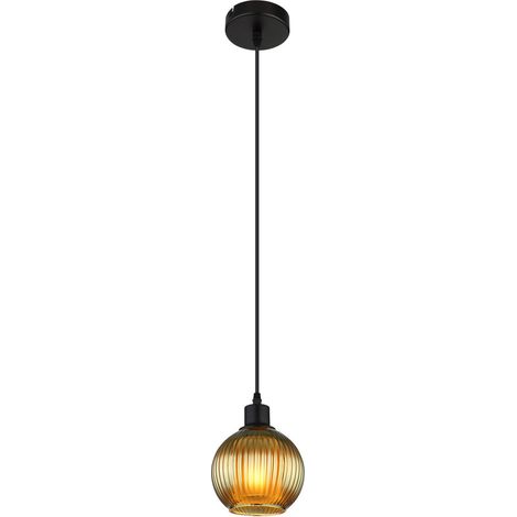 Globo - lámpara colgante - ZUMBA - verde - vidrio - Ø 15cm - E27 (1/5)